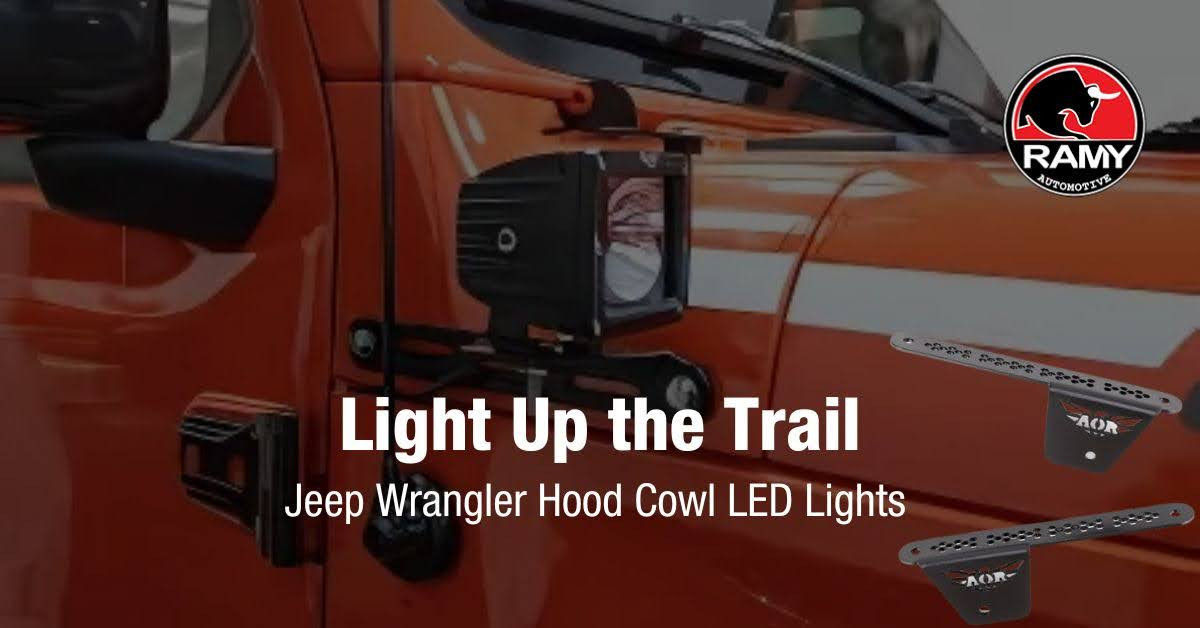  Light Up the Trail: Jeep Wrangler Hood Cowl LED Lights in KSA
