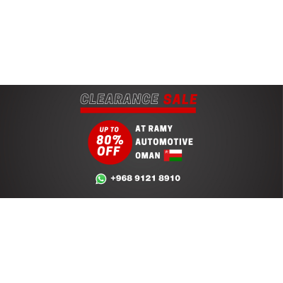 RAMY Automotive Oman - Clearance Sale - Up to 80% OFF