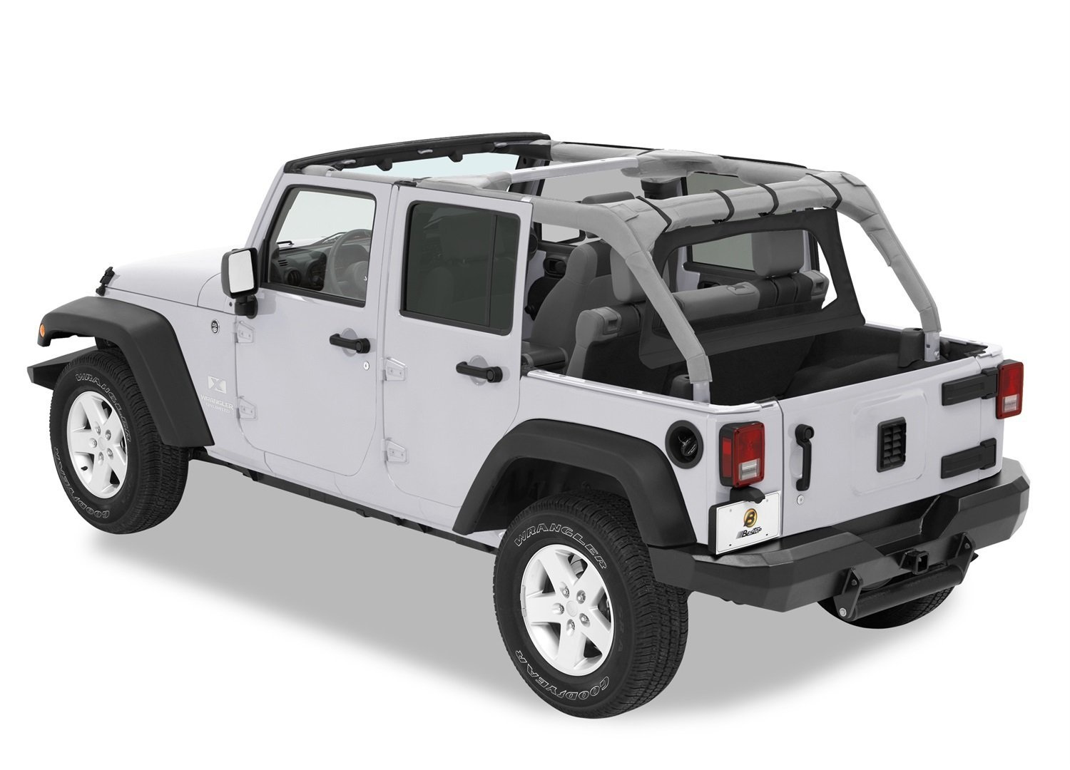 Black Diamond Windjammer Jeep Wrangler 07 17 4dr