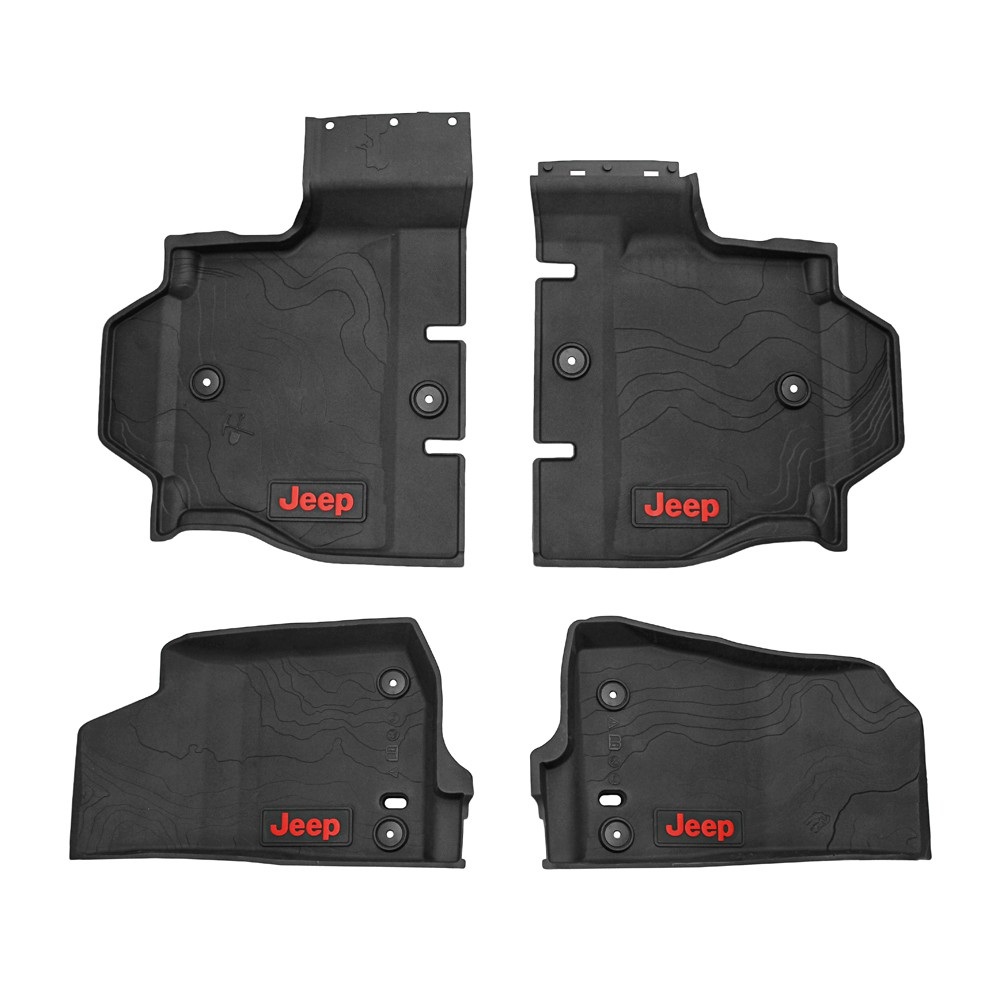 Mopar Jeep Wrangler Jl 18 19 4dr Floor Mats Ramyautomotive Com