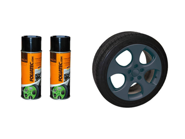 Spray Film Set - 2 x 400 ml - Carbon Grey Matt